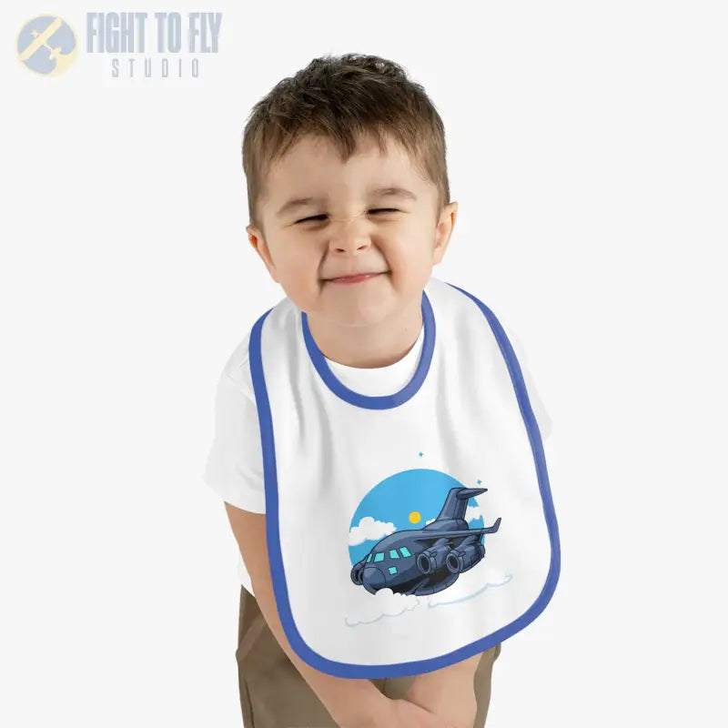 Baby Plane Bib - C-17 - Kids clothes - Pilot gifts - WWII warbird t-shirt