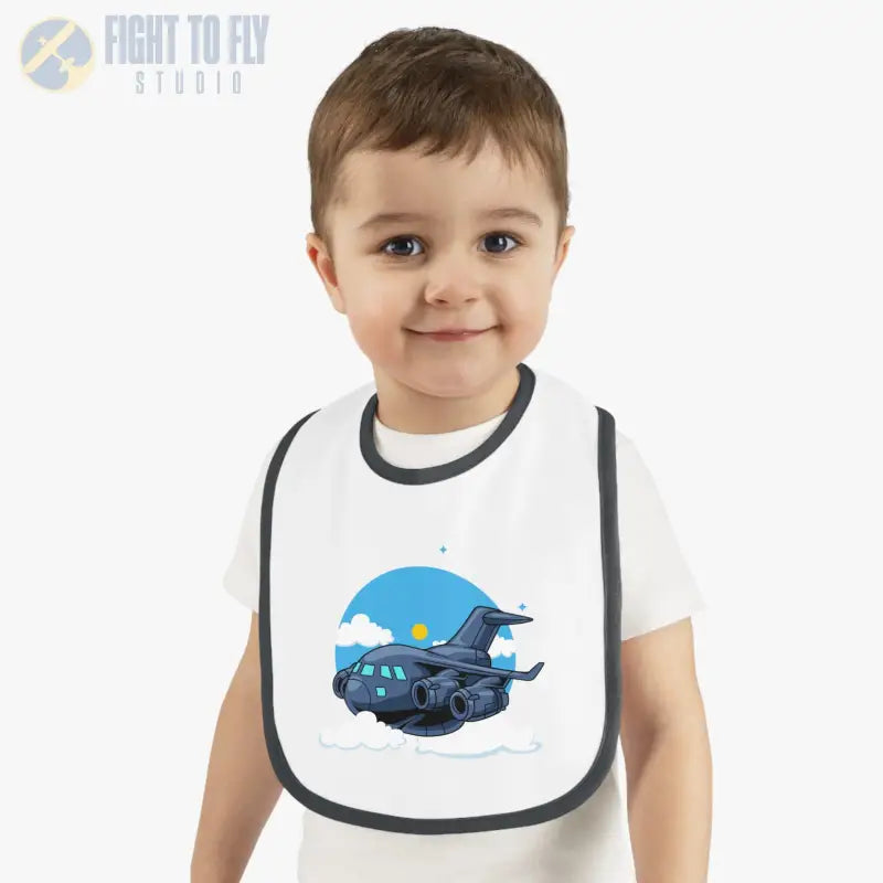 Baby Plane Bib - C-17 - Kids clothes - Pilot gifts - WWII warbird t-shirt