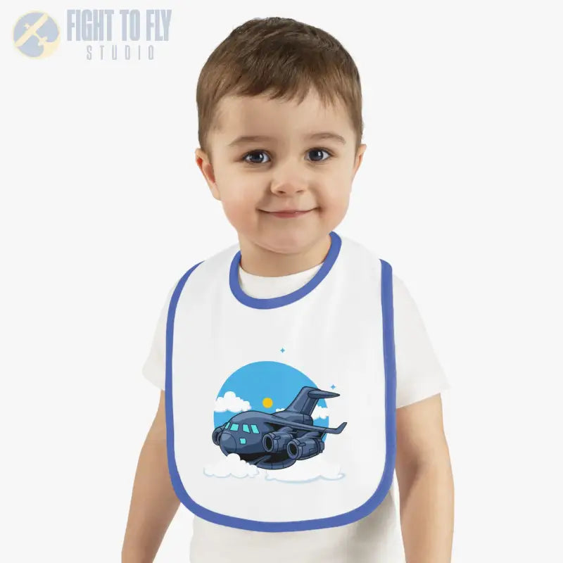 Baby Plane Bib - C-17 - Kids clothes - Pilot gifts - WWII warbird t-shirt