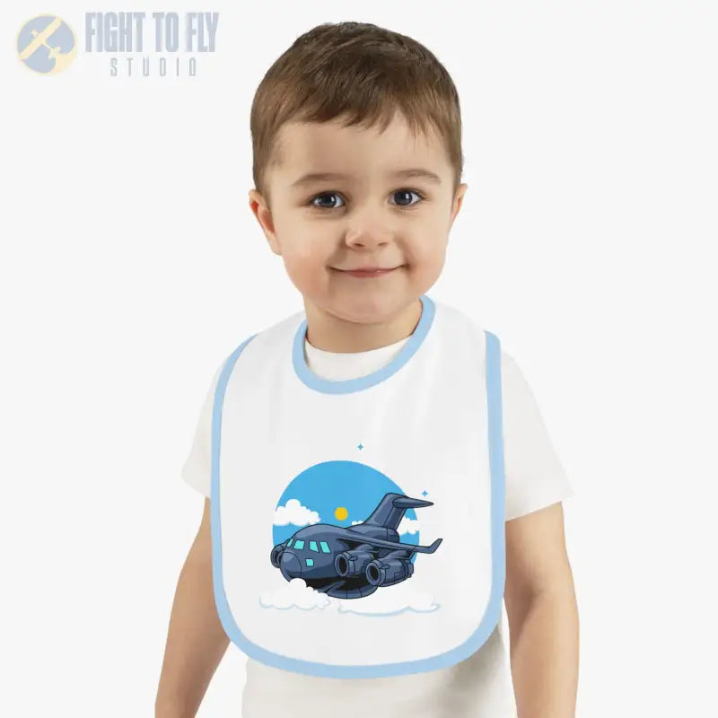 Baby Plane Bib - C-17 - Kids clothes - Pilot gifts - WWII warbird t-shirt