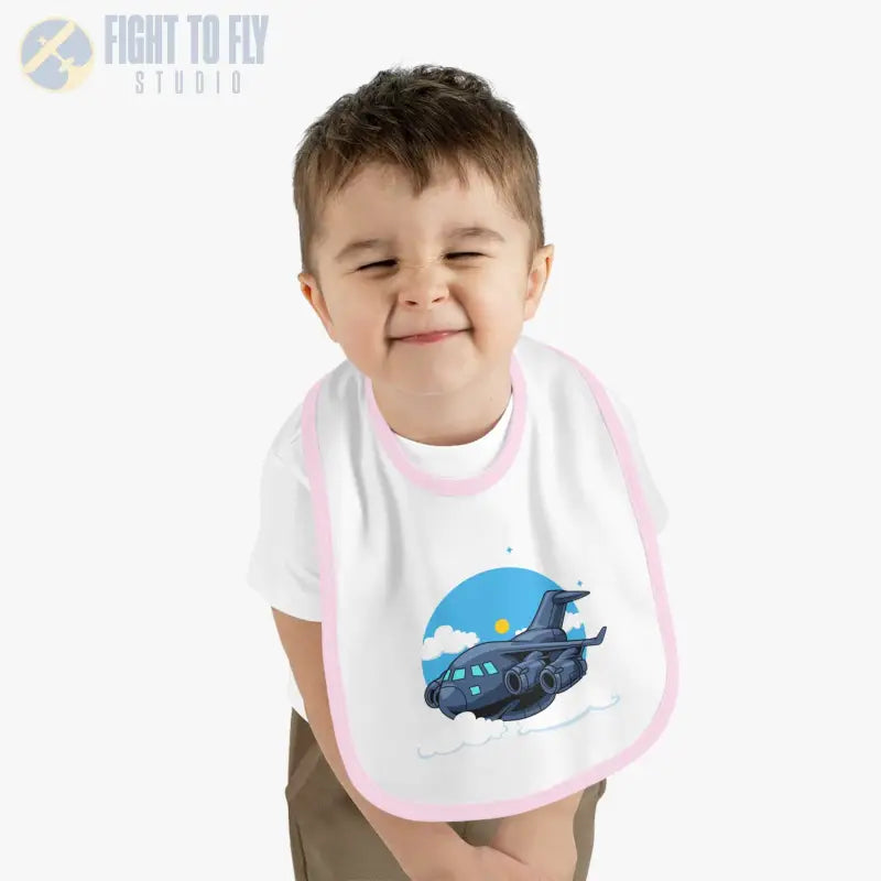 Baby Plane Bib - C-17 - Kids clothes - Pilot gifts - WWII warbird t-shirt