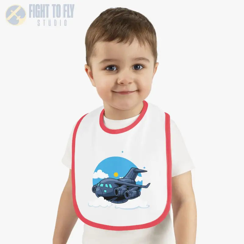 Baby Plane Bib - C-17 - Kids clothes - Pilot gifts - WWII warbird t-shirt
