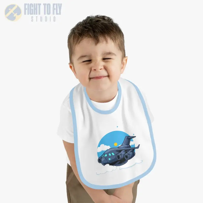 Baby Plane Bib - C-17 - Kids clothes - Pilot gifts - WWII warbird t-shirt
