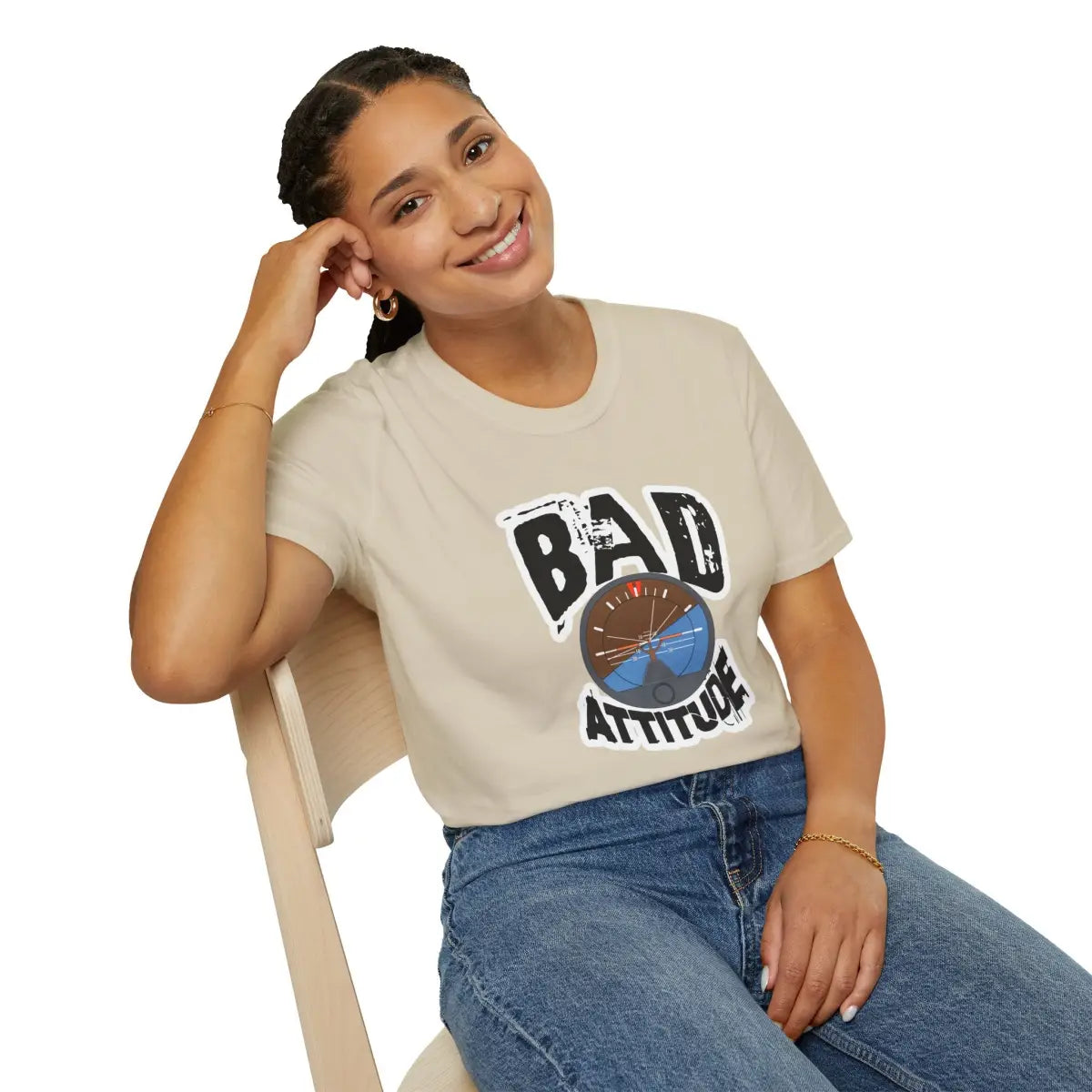 Bad Attitude - T-Shirt - Pilot gifts - WWII warbird t-shirt