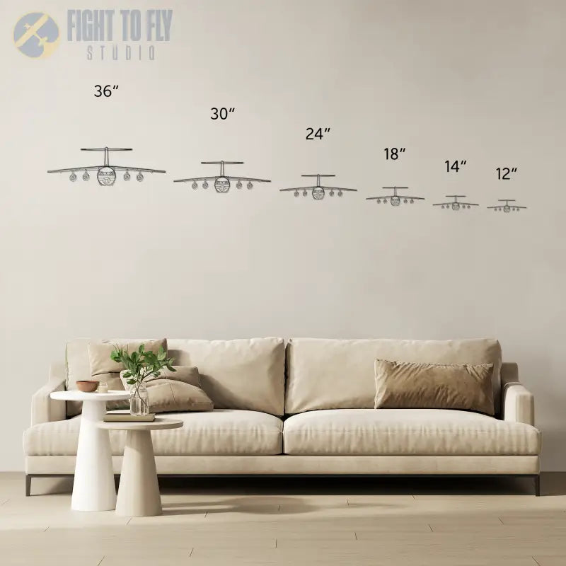 BAe 146 Die Cut Metal Wall Art - Sign - Pilot gifts - WWII warbird t-shirt