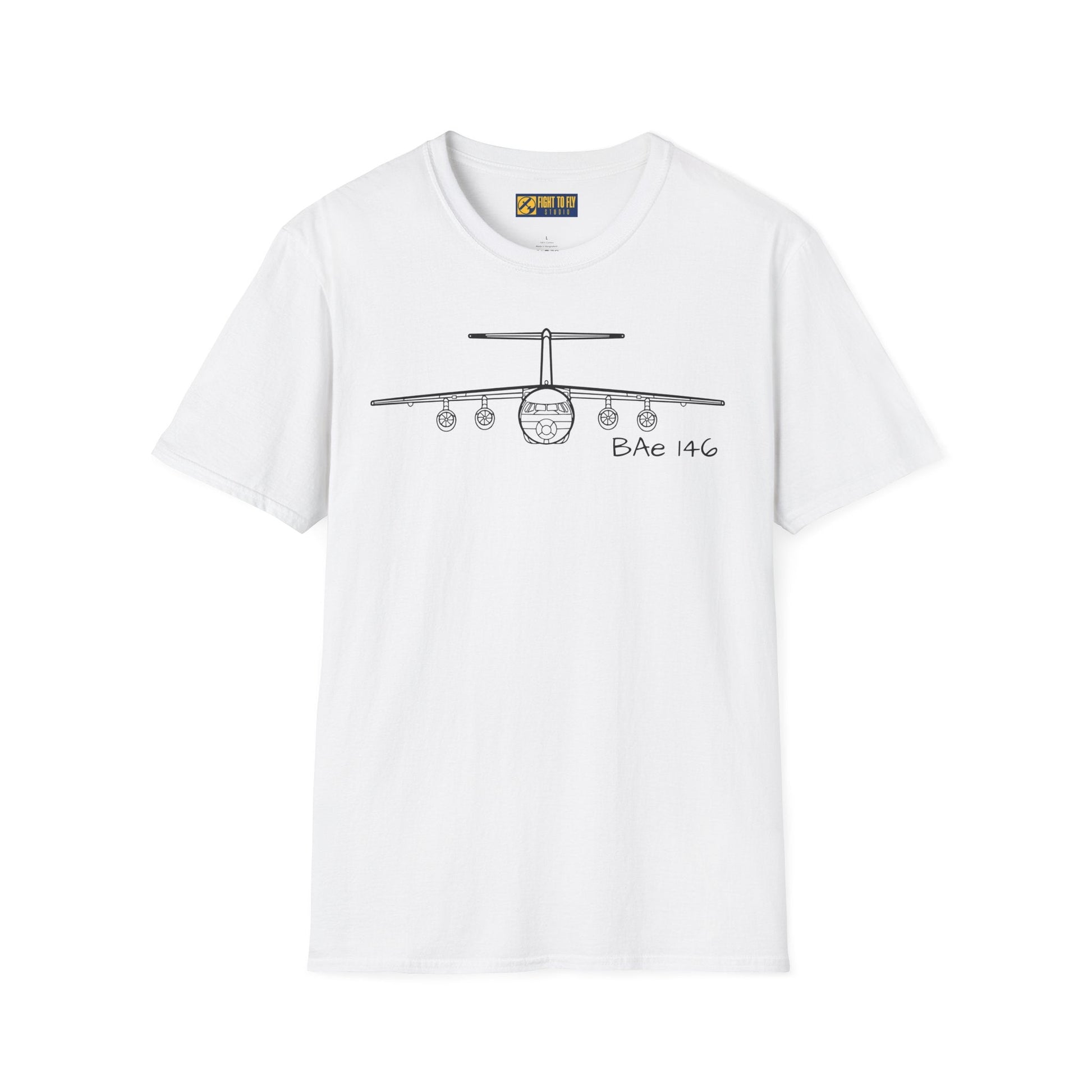 BAe-146 T-Shirt – Regional Jet Airliner Aviation Tee - Gifts for pilots - apparel