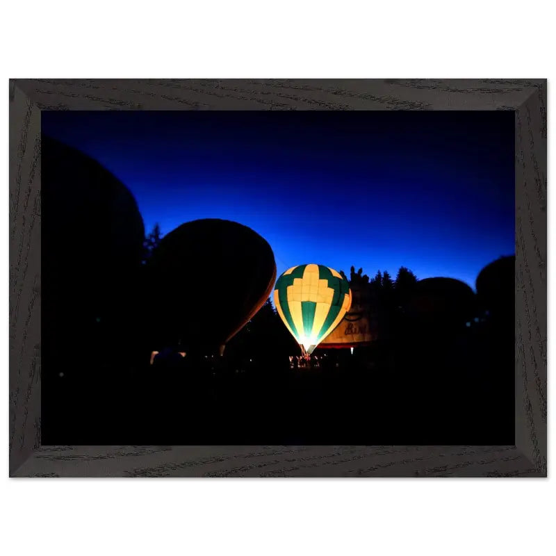 Balloon Glow: Light and Shadow in the Sky - Print Material - Gifts for pilots - Aviation apparel