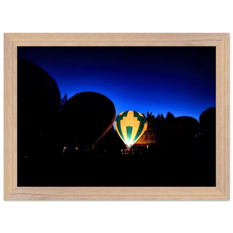 Balloon Glow: Light and Shadow in the Sky - Print Material - Gifts for pilots - Aviation apparel