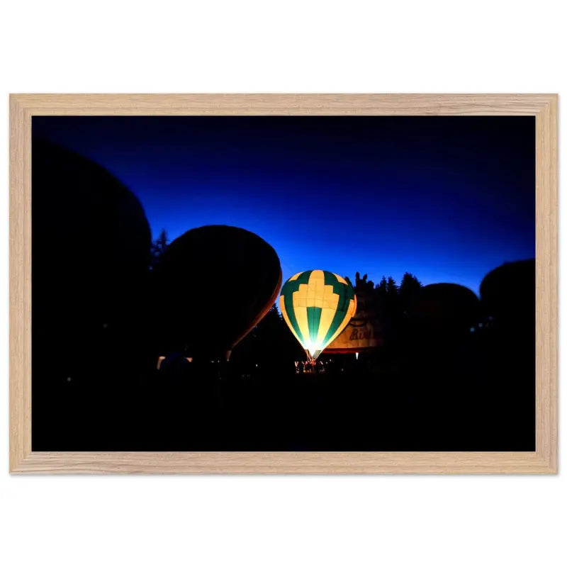 Balloon Glow: Light and Shadow in the Sky - Print Material - Gifts for pilots - Aviation apparel
