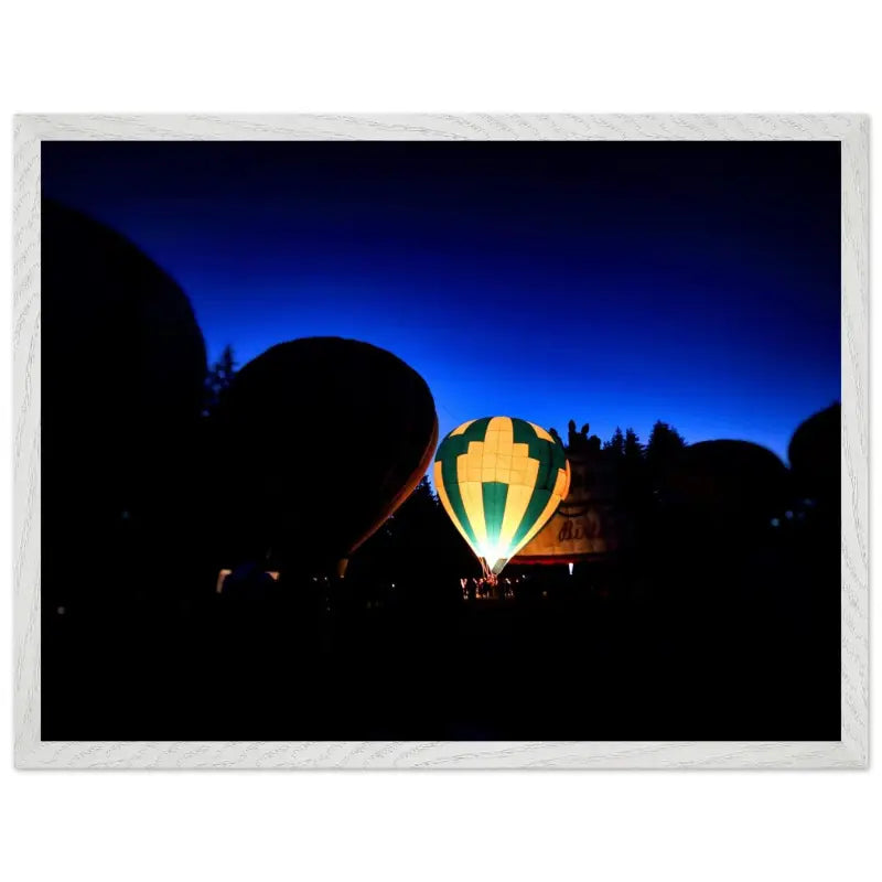 Balloon Glow: Light and Shadow in the Sky - Print Material - Gifts for pilots - Aviation apparel