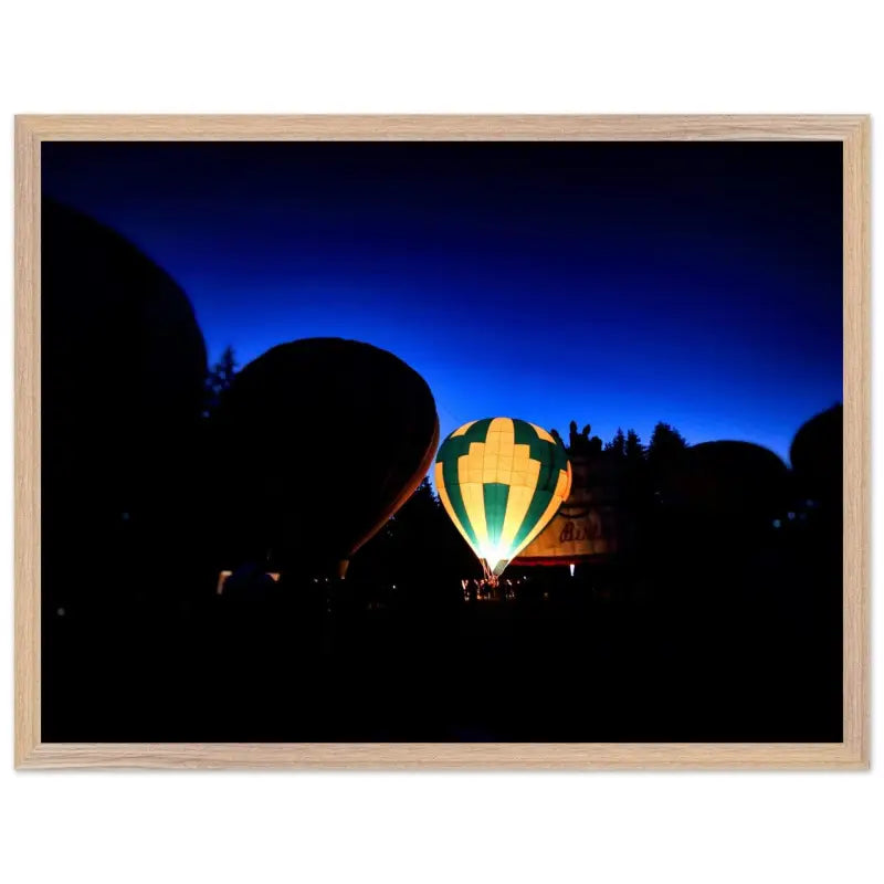 Balloon Glow: Light and Shadow in the Sky - Print Material - Gifts for pilots - Aviation apparel