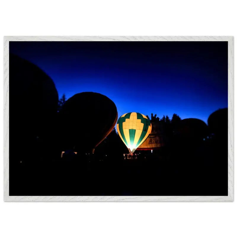 Balloon Glow: Light and Shadow in the Sky - Print Material - Gifts for pilots - Aviation apparel