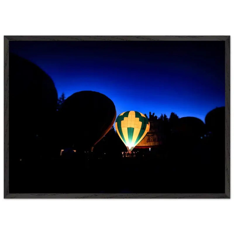 Balloon Glow: Light and Shadow in the Sky - Print Material - Gifts for pilots - Aviation apparel