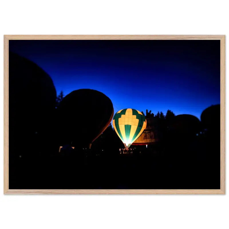 Balloon Glow: Light and Shadow in the Sky - Print Material - Gifts for pilots - Aviation apparel