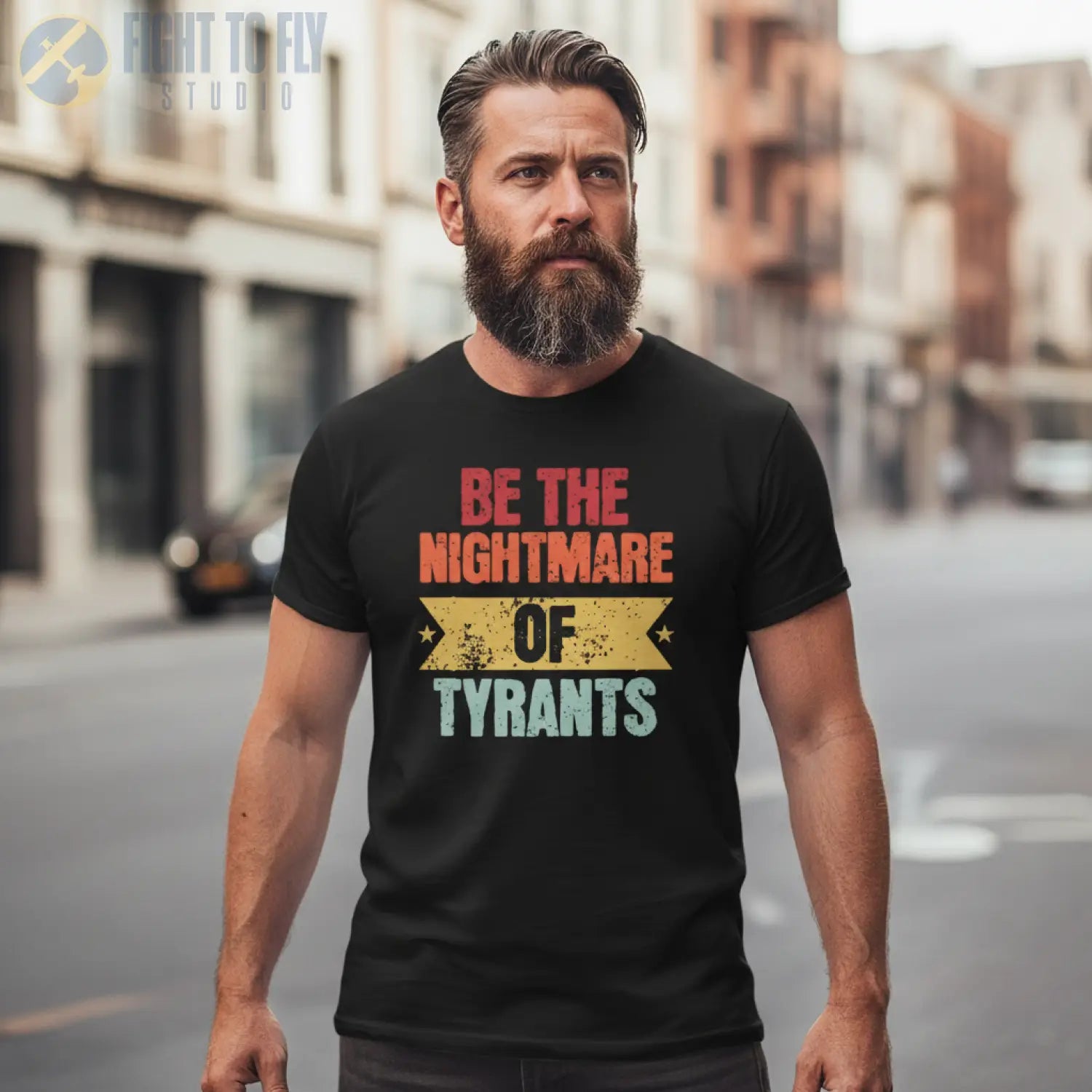 Be the Nightmare of Tyrants - T-Shirt - Pilot gifts - WWII warbird t-shirt