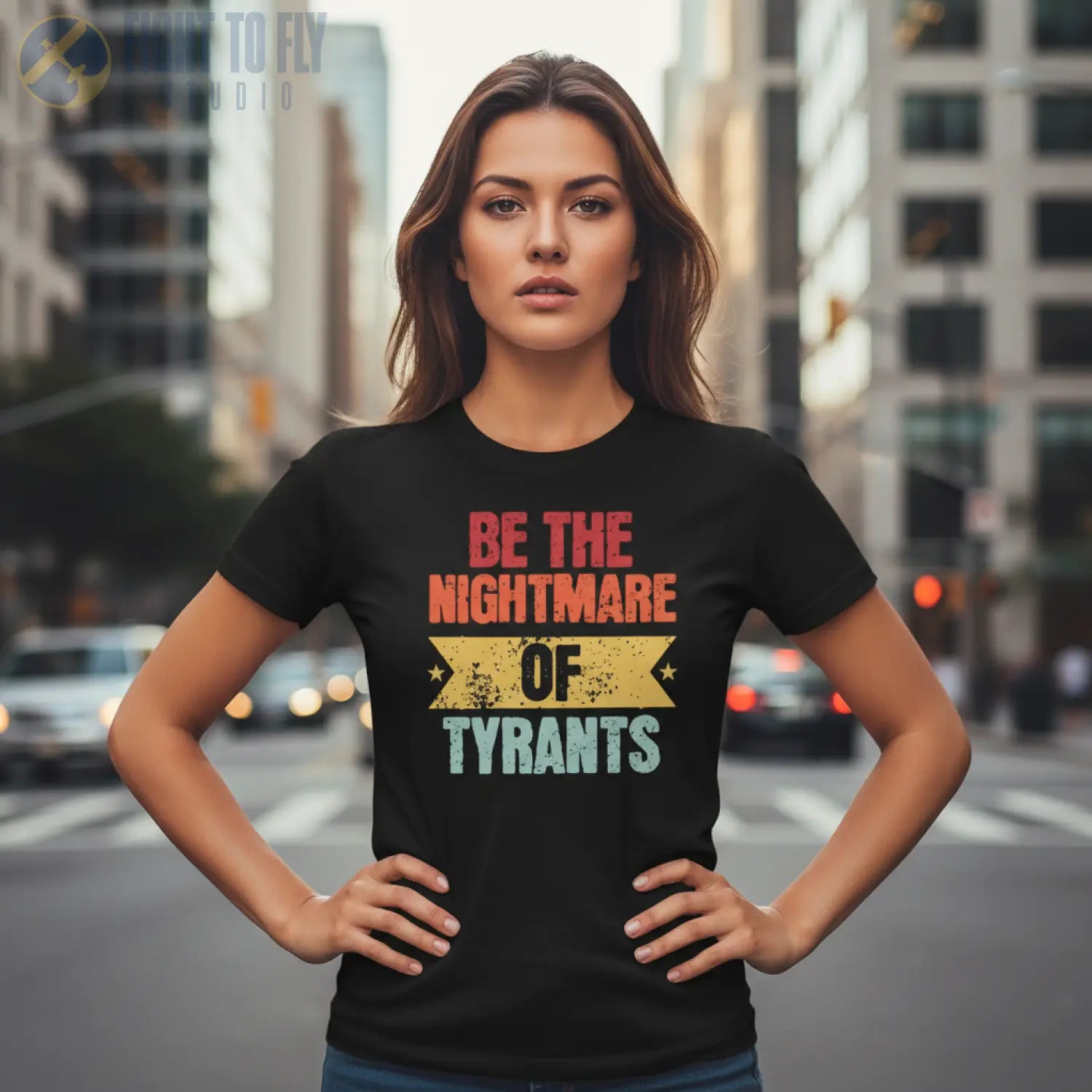 Be the Nightmare of Tyrants - T-Shirt - Pilot gifts - WWII warbird t-shirt