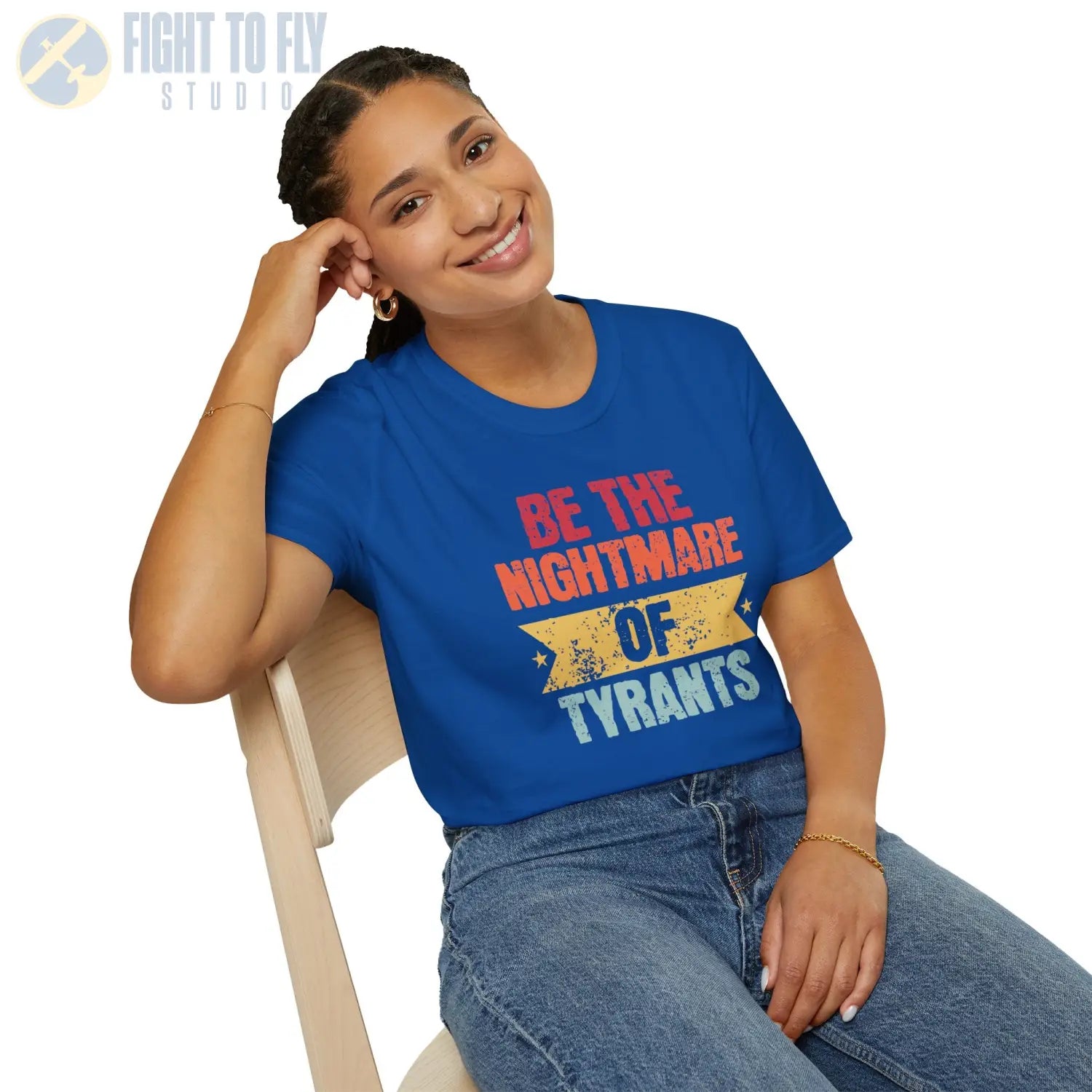 Be the Nightmare of Tyrants - T-Shirt - Pilot gifts - WWII warbird t-shirt