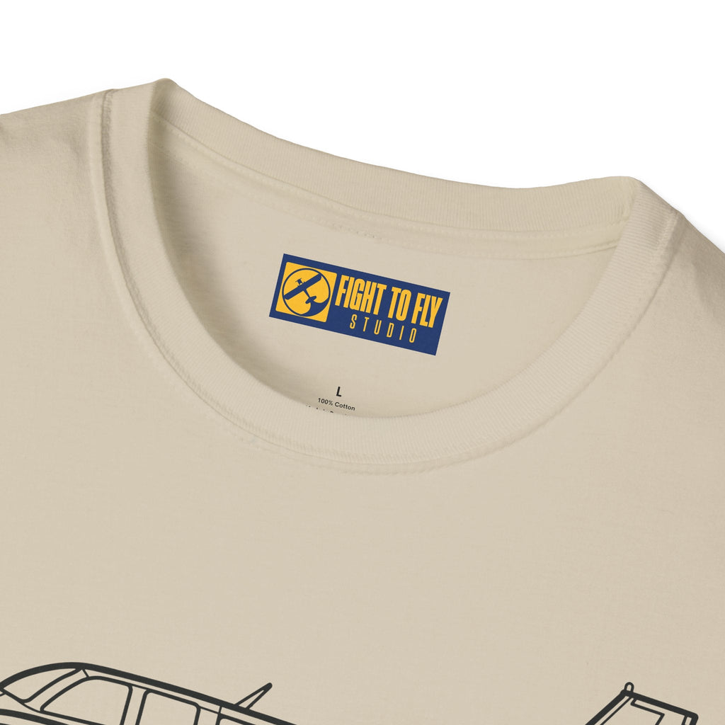 Beechcraft A36TC Bonanza T-Shirt – Turbocharged Pilot Tee - Gifts for pilots - Aviation apparel