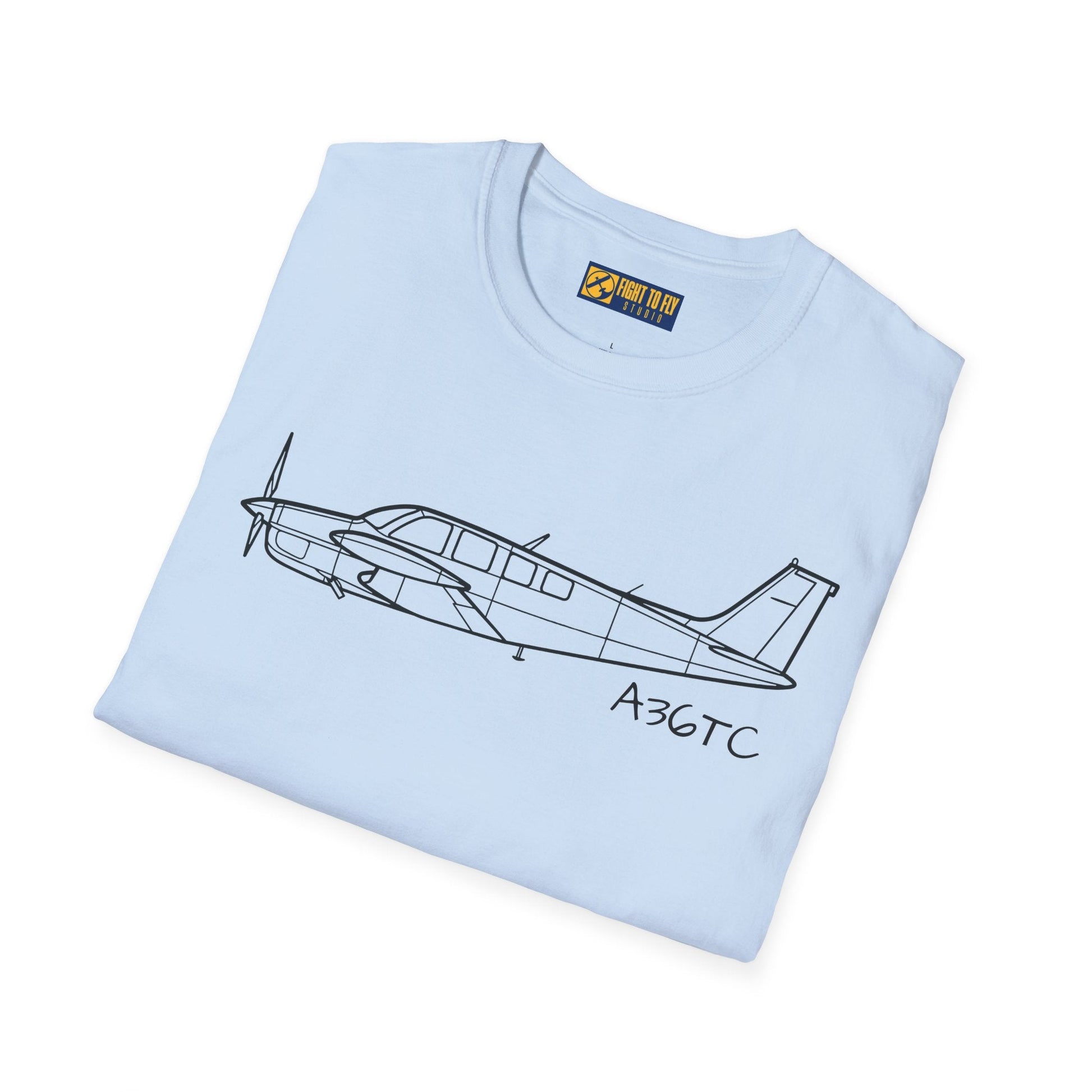 Beechcraft A36TC Bonanza T-Shirt – Turbocharged Pilot Tee - Gifts for pilots - Aviation apparel