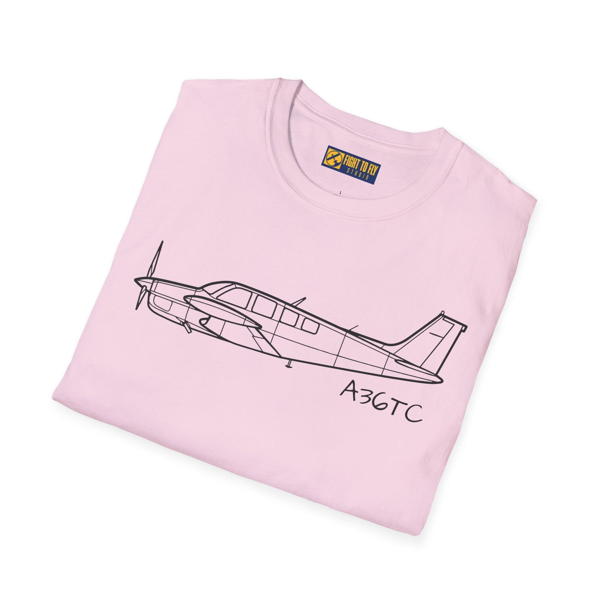 Beechcraft A36TC Bonanza T-Shirt – Turbocharged Pilot Tee - Gifts for pilots - Aviation apparel