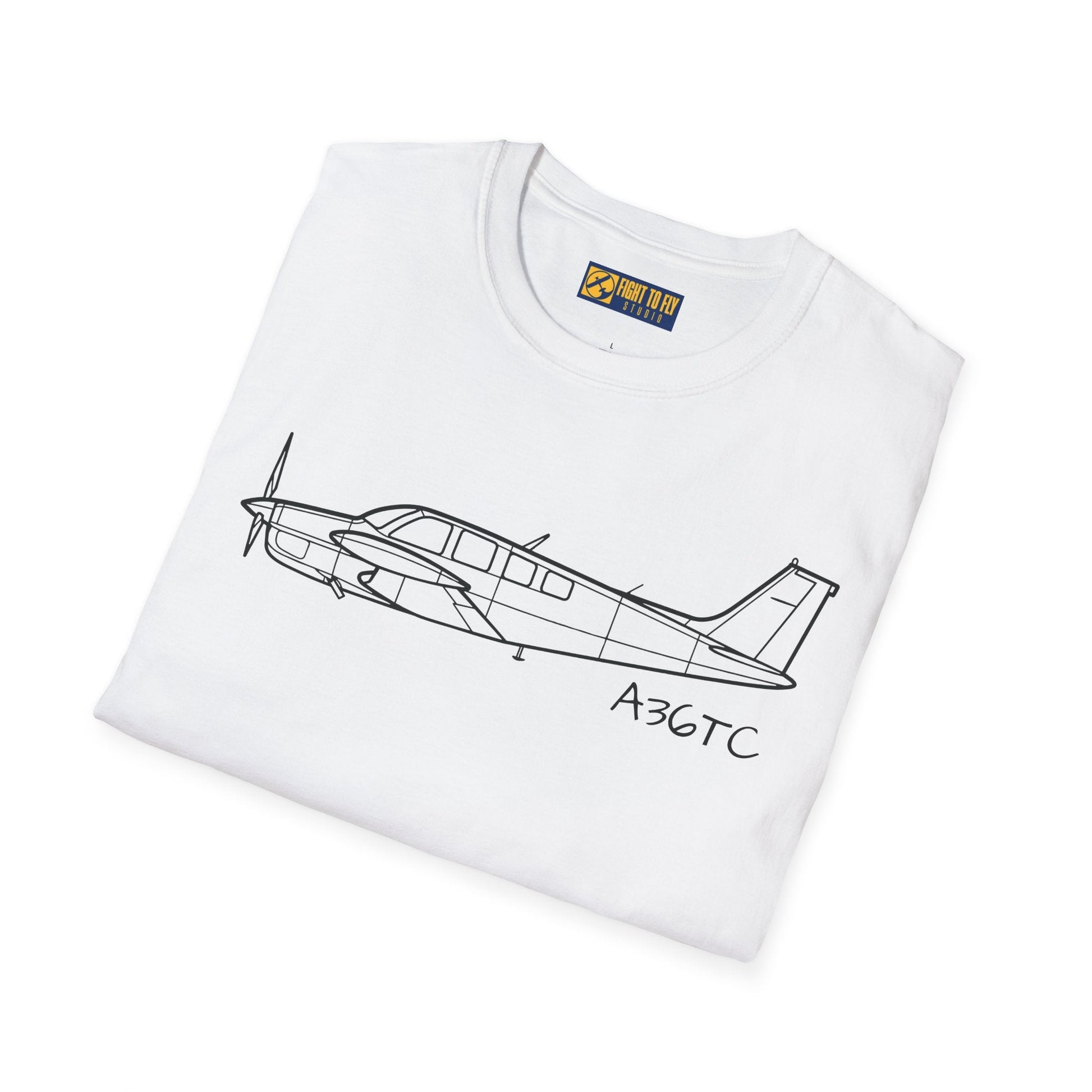 Beechcraft A36TC Bonanza T-Shirt – Turbocharged Pilot Tee - Gifts for pilots - Aviation apparel