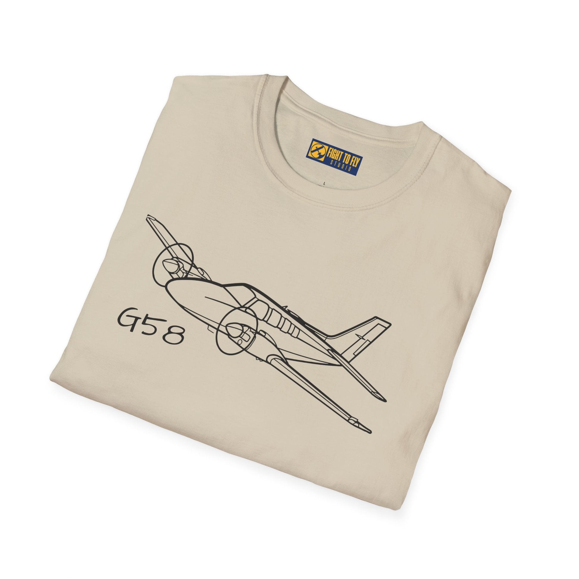 Beechcraft B58 Baron T-Shirt – Beech Twin-Engine Aircraft Tee - Gifts for pilots - Aviation apparel