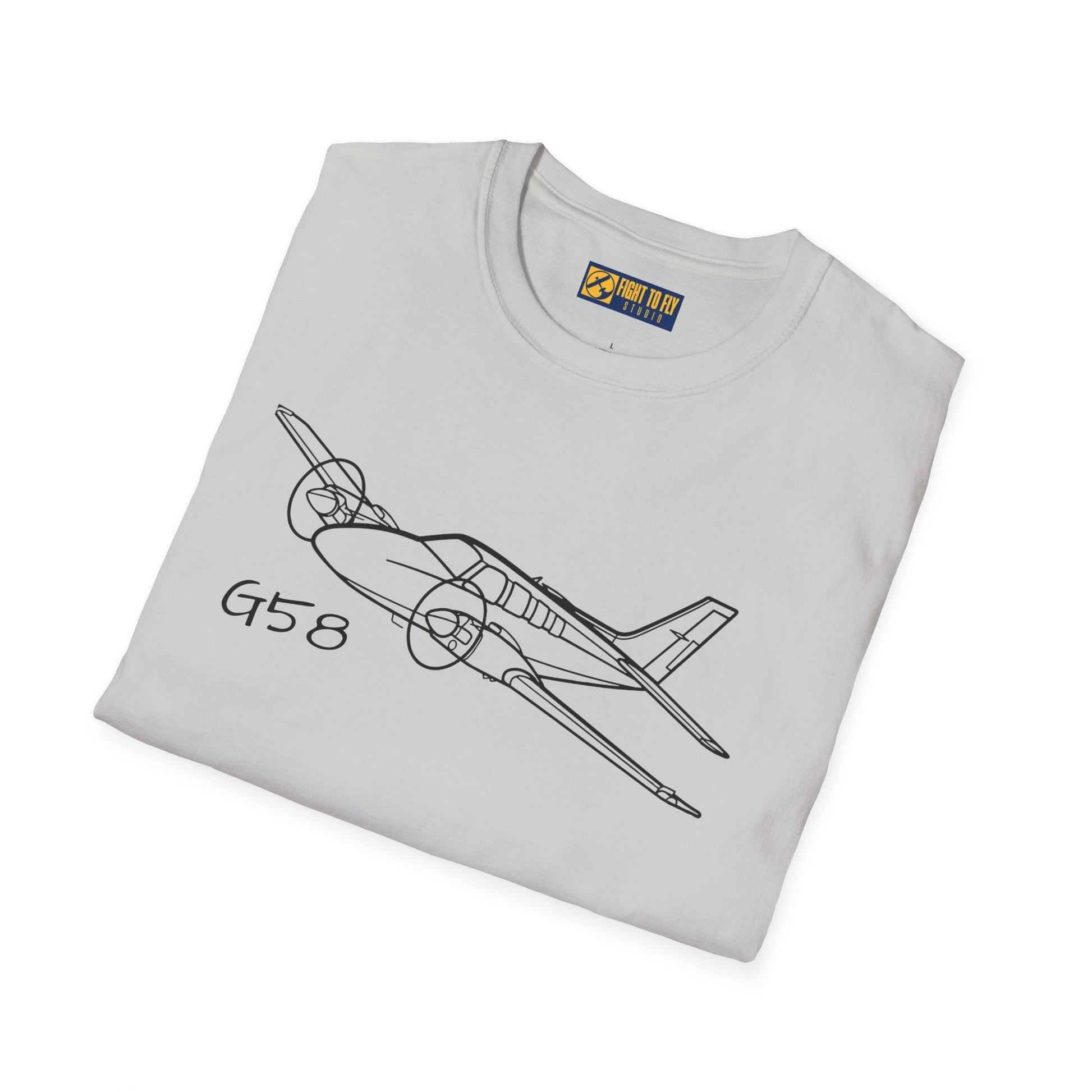 Beechcraft B58 Baron T-Shirt – Beech Twin-Engine Aircraft Tee - Gifts for pilots - Aviation apparel