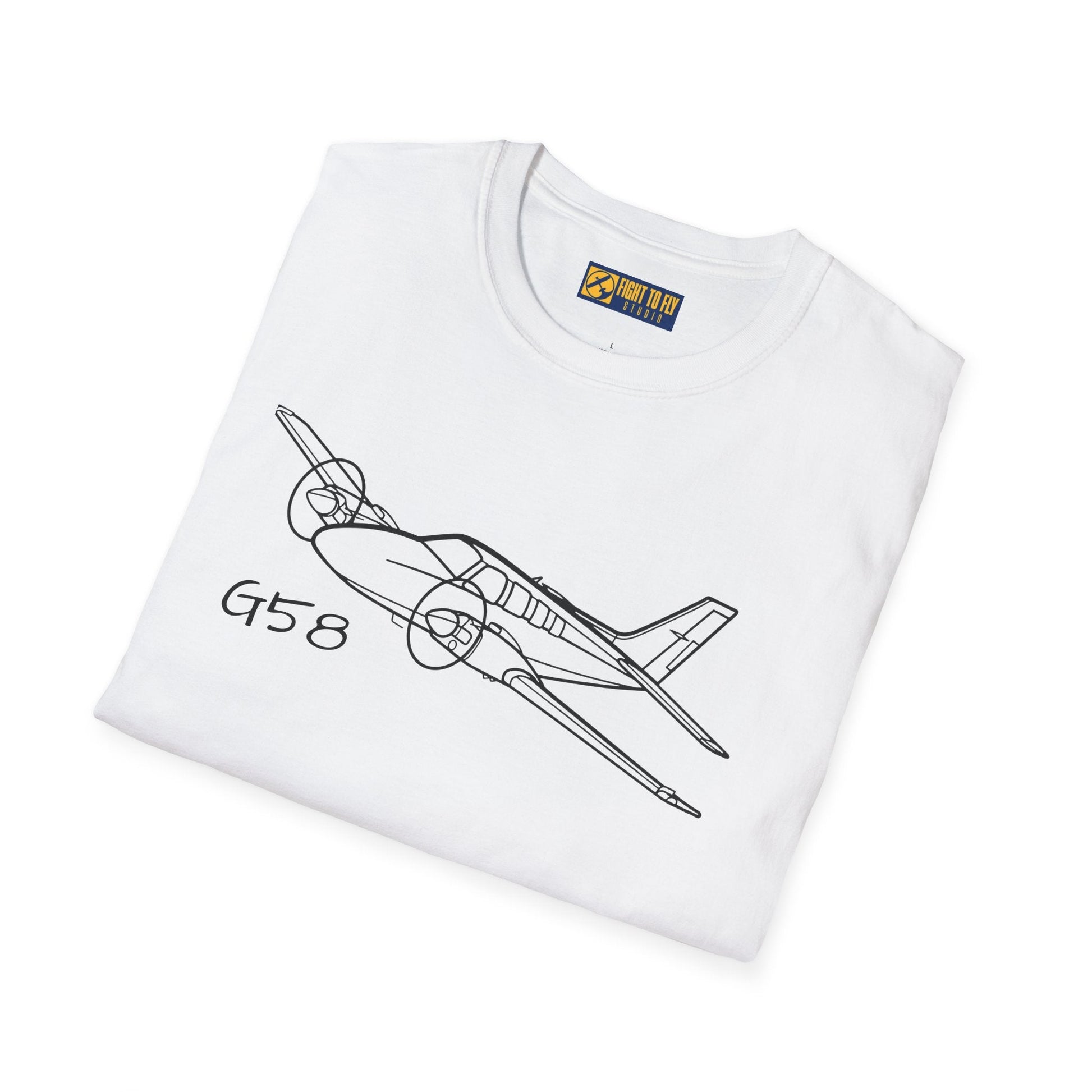 Beechcraft B58 Baron T-Shirt – Beech Twin-Engine Aircraft Tee - Gifts for pilots - Aviation apparel