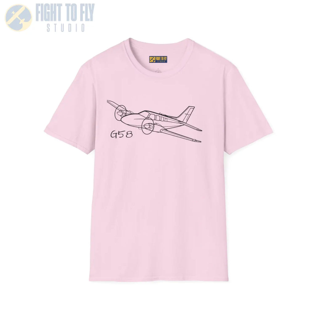 Beechcraft B58 Baron T-Shirt - Pilot gifts - WWII warbird t-shirt