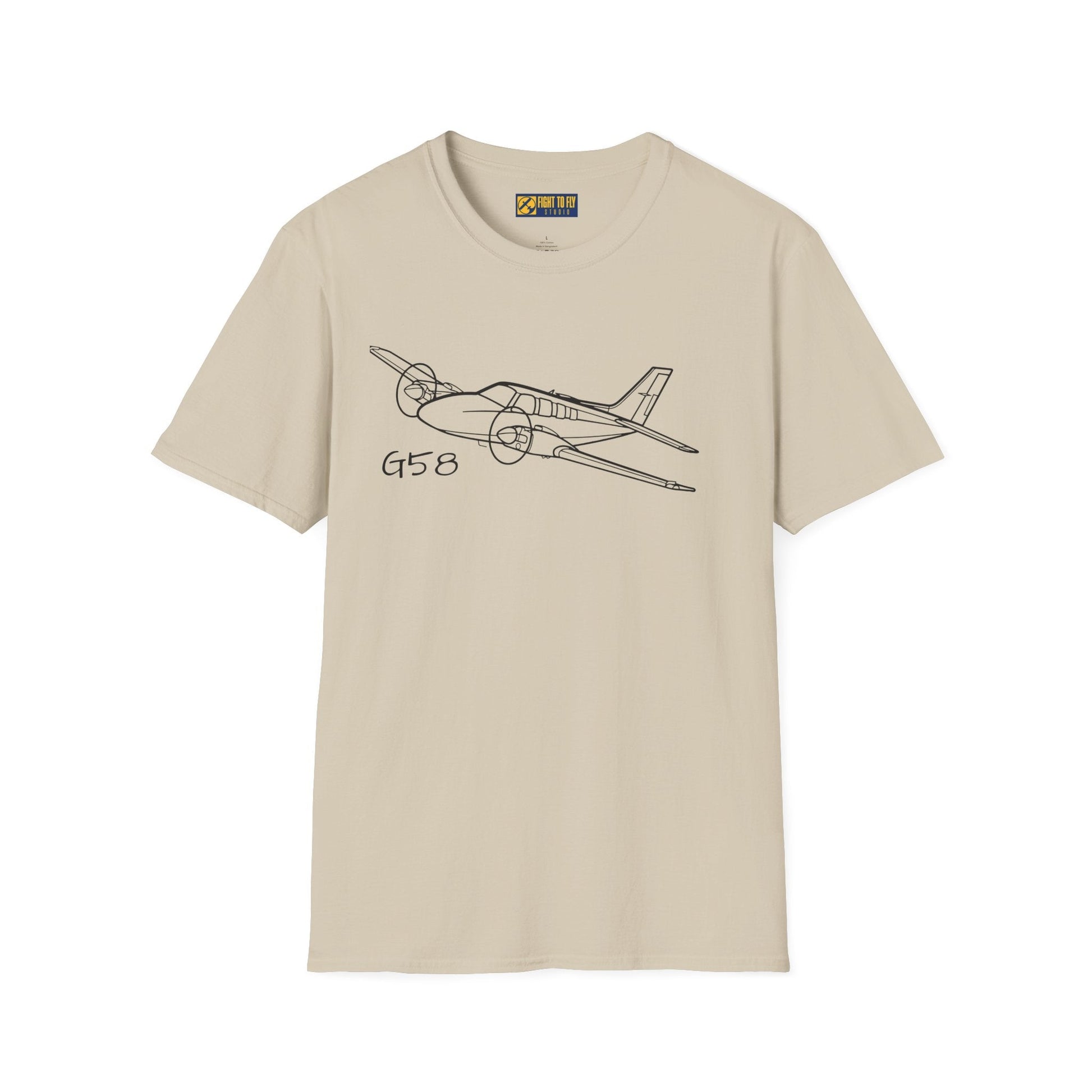 Beechcraft B58 Baron T-Shirt – Beech Twin-Engine Aircraft Tee - Gifts for pilots - Aviation apparel