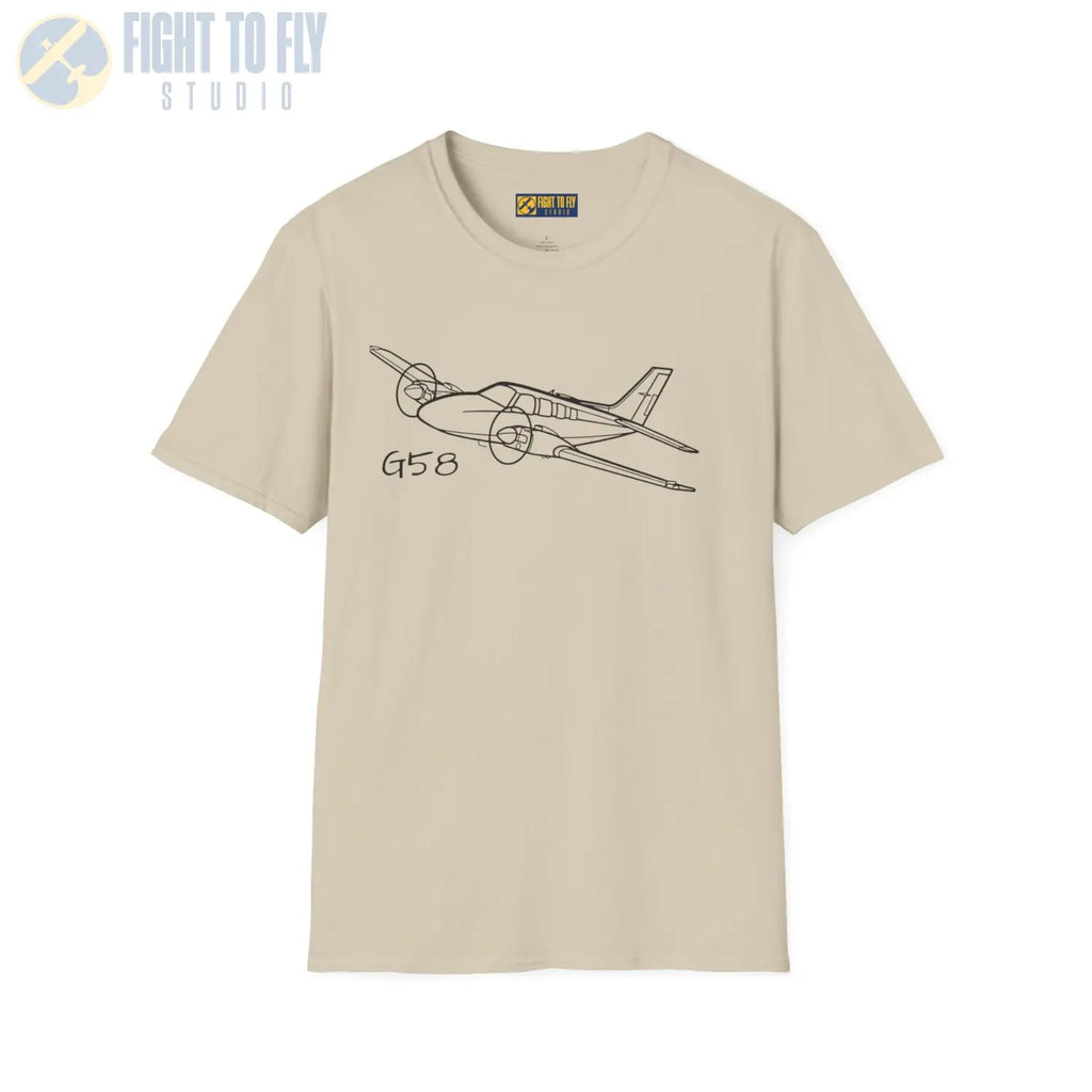 Beechcraft B58 Baron T-Shirt - Pilot gifts - WWII warbird t-shirt