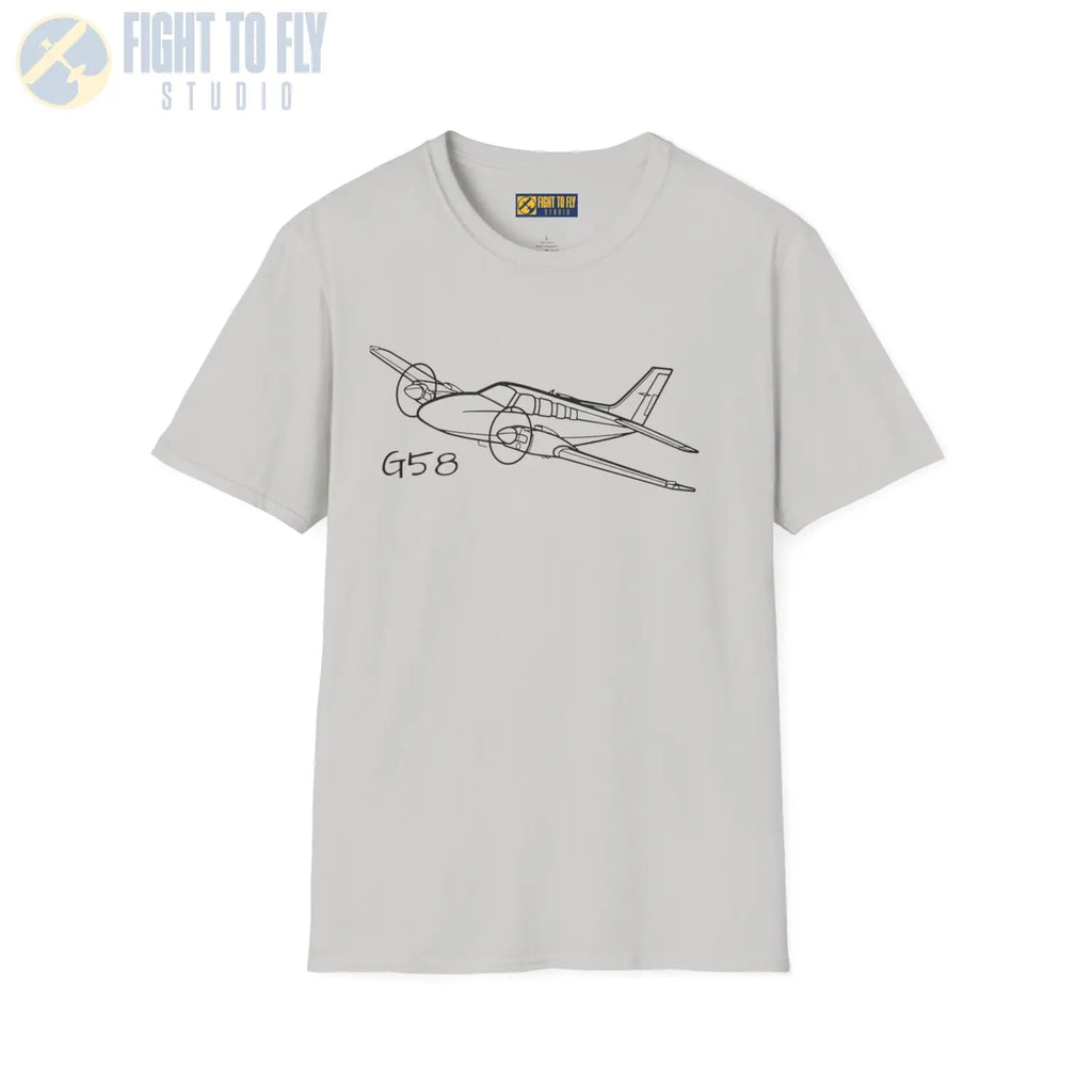 Beechcraft B58 Baron T-Shirt - Pilot gifts - WWII warbird t-shirt
