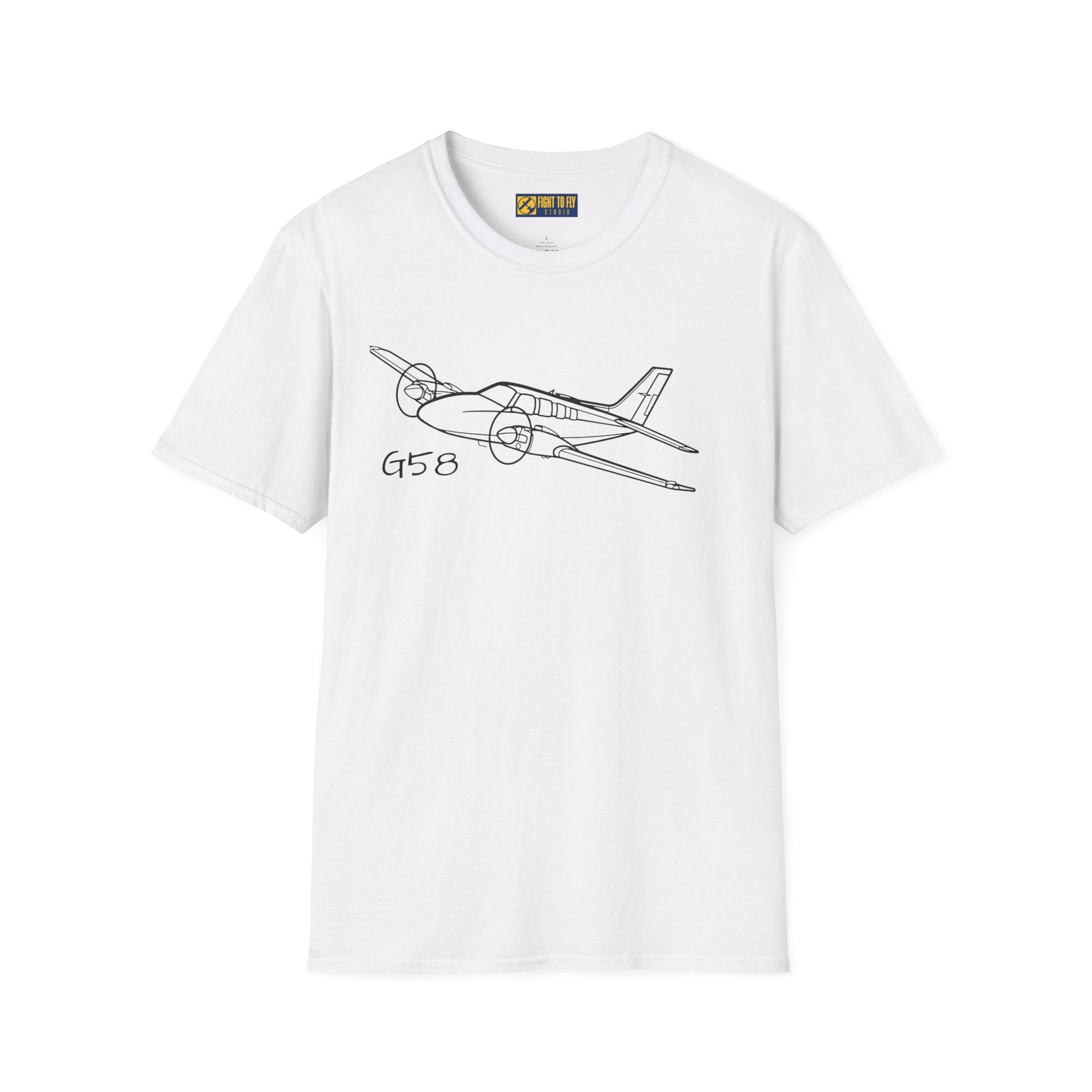 Beechcraft B58 Baron T-Shirt – Beech Twin-Engine Aircraft Tee - Gifts for pilots - Aviation apparel