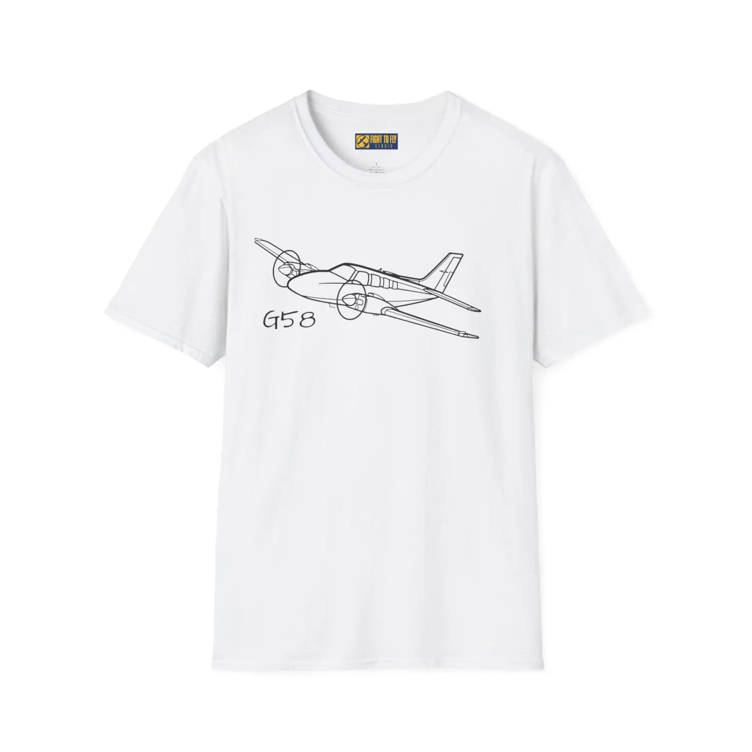 Beechcraft B58 Baron T-Shirt - Pilot gifts - WWII warbird t-shirt