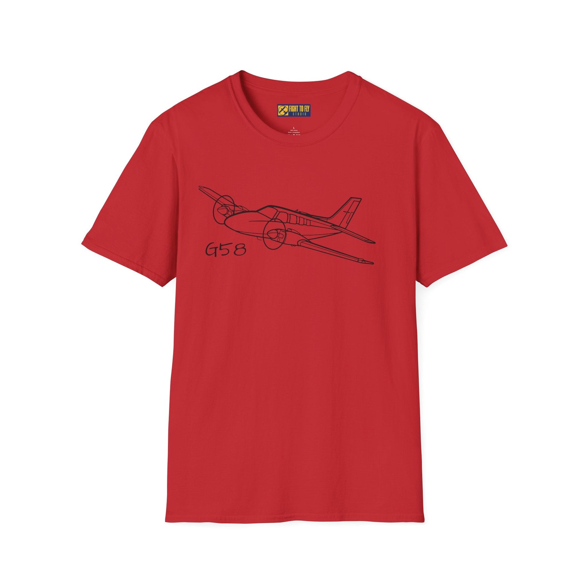 Beechcraft B58 Baron T-Shirt – Beech Twin-Engine Aircraft Tee - Gifts for pilots - Aviation apparel