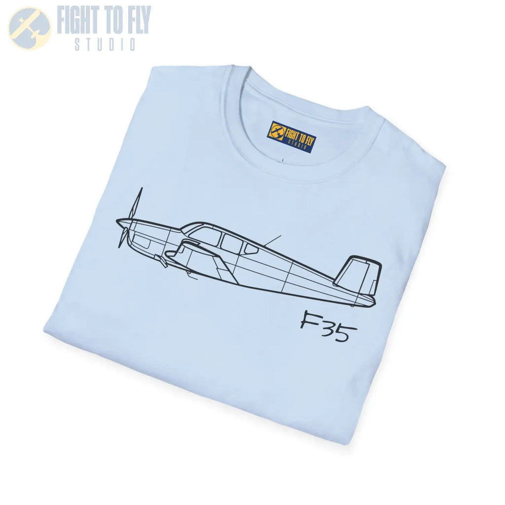 Beechcraft F35 Bonanza T-Shirt - Pilot gifts - WWII warbird t-shirt