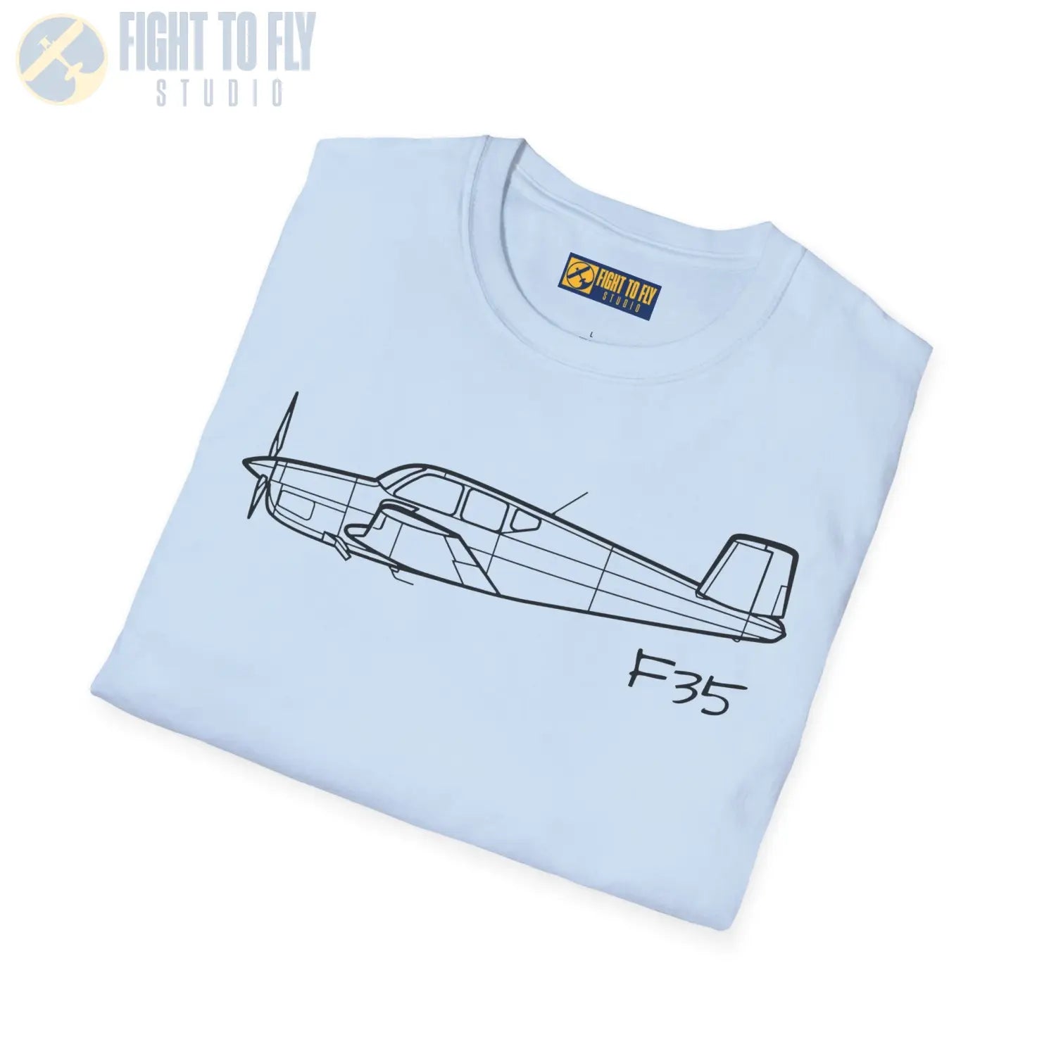 Beechcraft F35 Bonanza T-Shirt - Pilot gifts - WWII warbird t-shirt