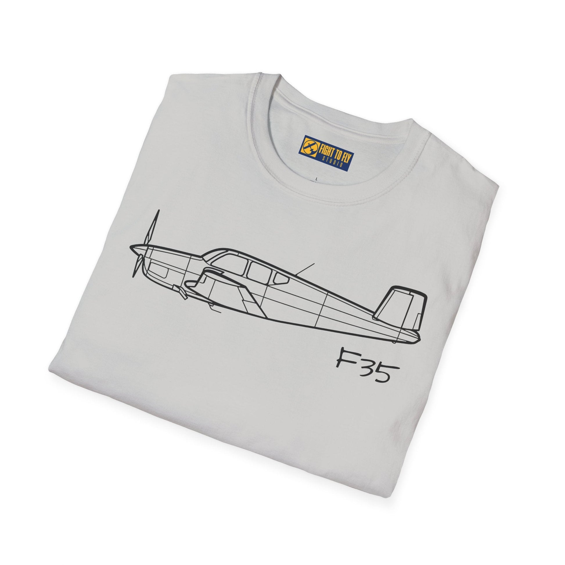 Beechcraft F35 Bonanza T-Shirt – Classic V-Tail Flying Tee - Gifts for pilots - Aviation apparel