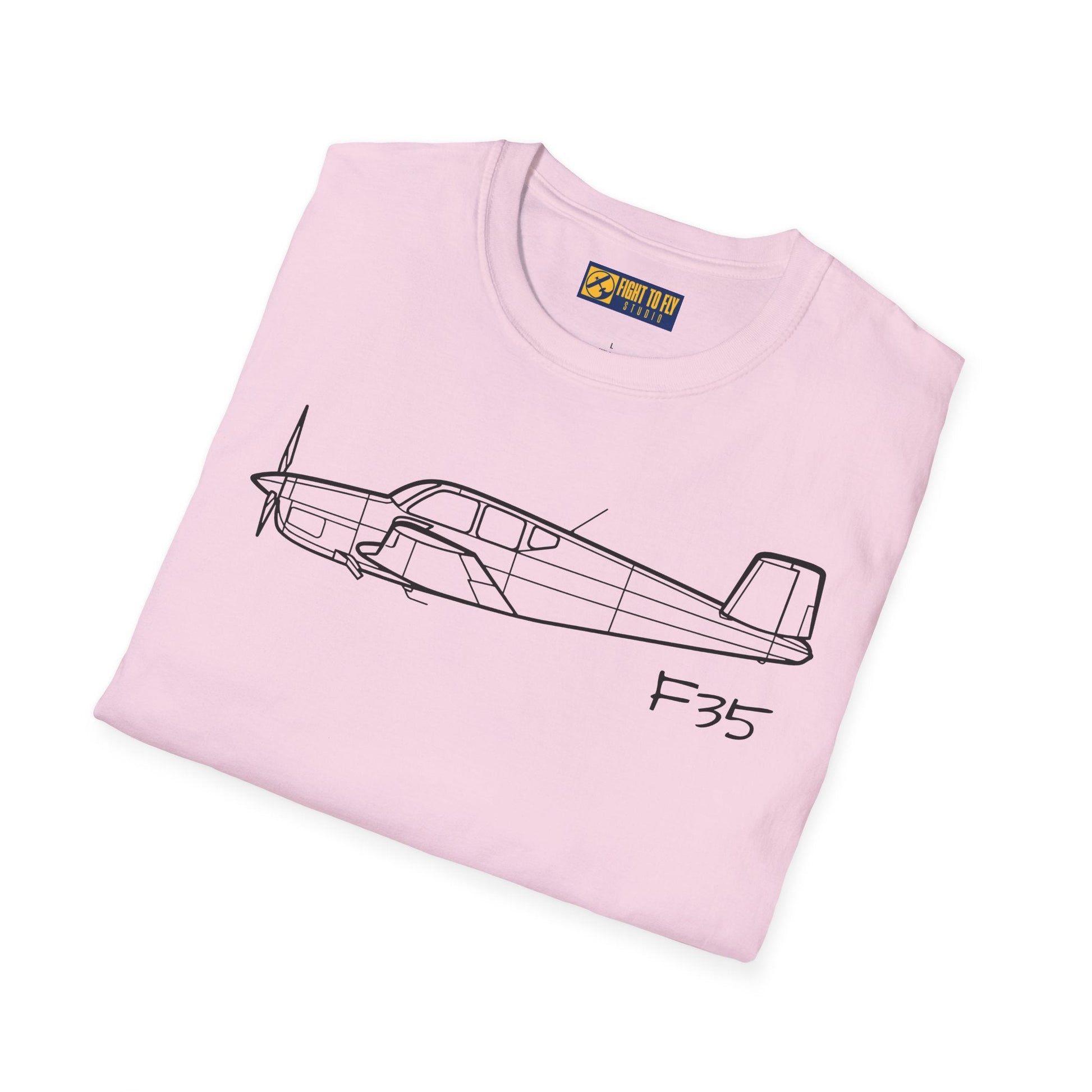 Beechcraft F35 Bonanza T-Shirt – Classic V-Tail Flying Tee - Gifts for pilots - Aviation apparel