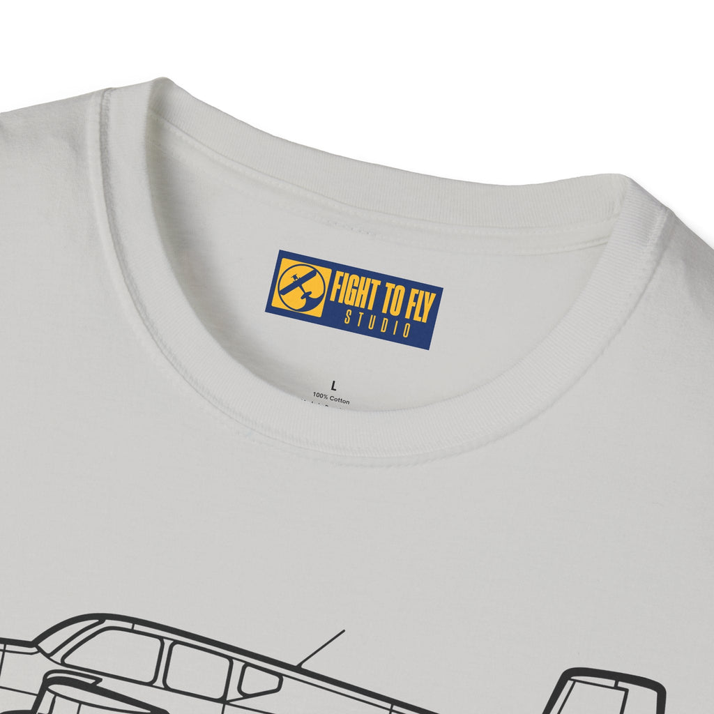 Beechcraft F35 Bonanza T-Shirt – Classic V-Tail Flying Tee - Gifts for pilots - Aviation apparel