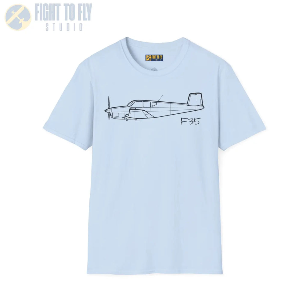 Beechcraft F35 Bonanza T-Shirt - Pilot gifts - WWII warbird t-shirt