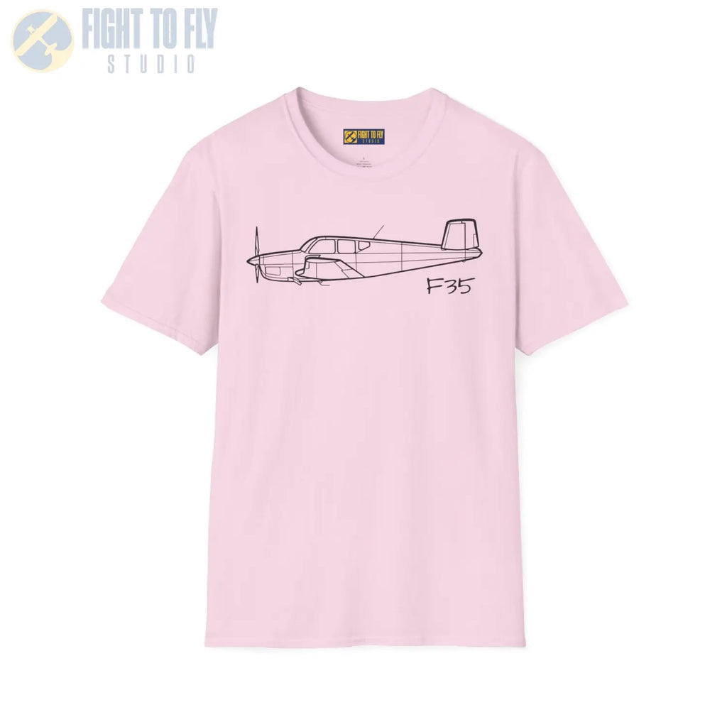 Beechcraft F35 Bonanza T-Shirt - Pilot gifts - WWII warbird t-shirt