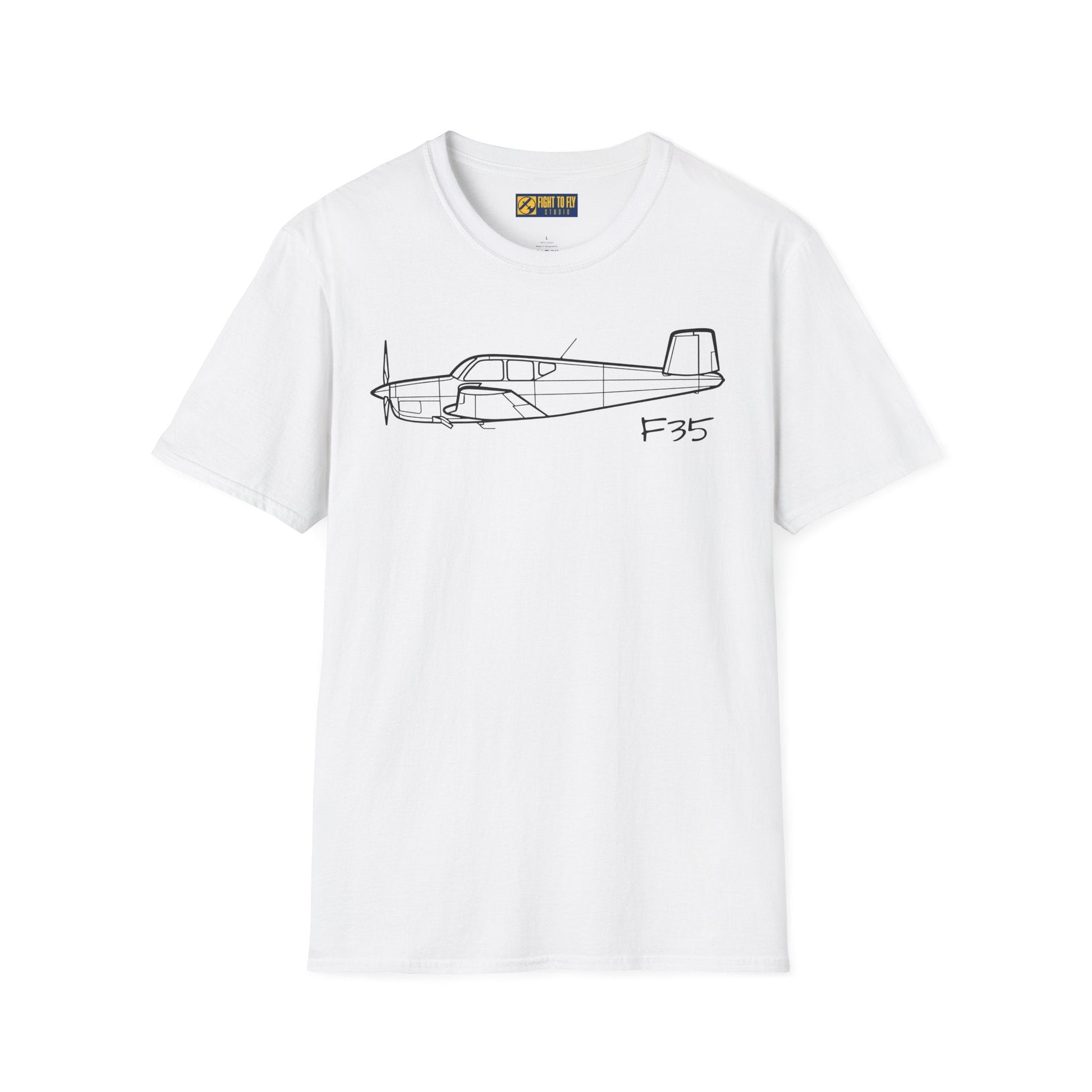 Beechcraft F35 Bonanza T-Shirt – Classic V-Tail Flying Tee - Gifts for pilots - Aviation apparel