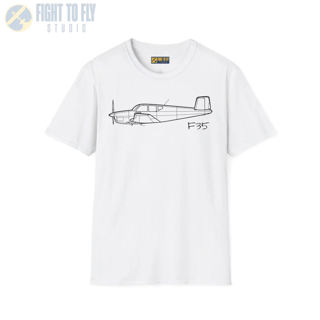 Beechcraft F35 Bonanza T-Shirt - Pilot gifts - WWII warbird t-shirt