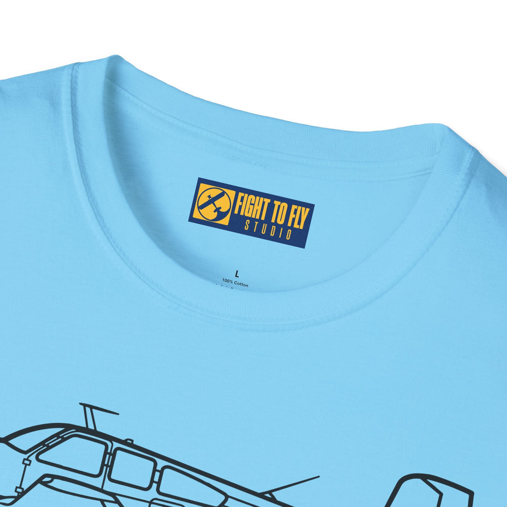 Beechcraft V35 Bonanza T-Shirt – V-Tail Aviation Legend Tee - Gifts for pilots - apparel