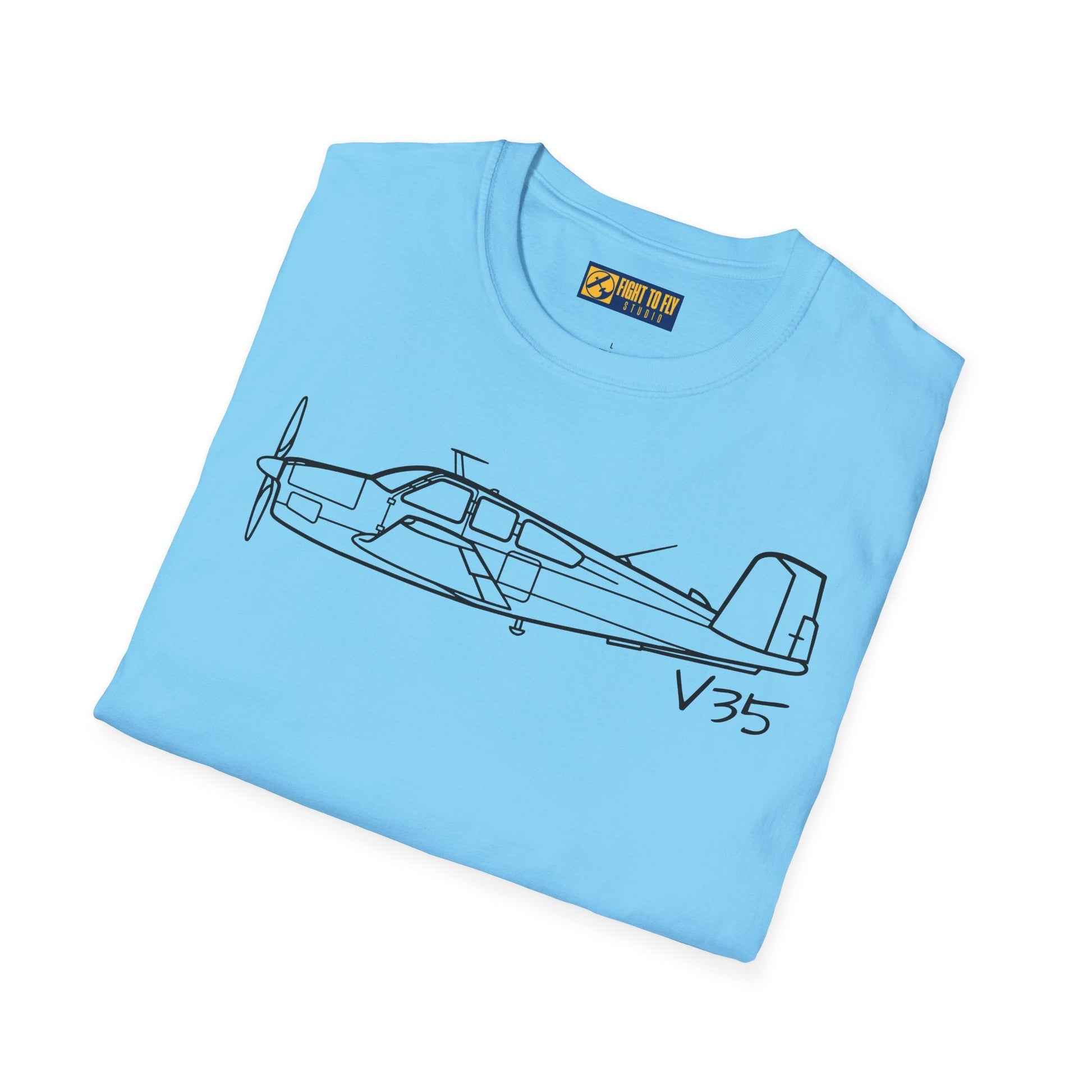 Beechcraft V35 Bonanza T-Shirt – V-Tail Aviation Legend Tee - Gifts for pilots - apparel
