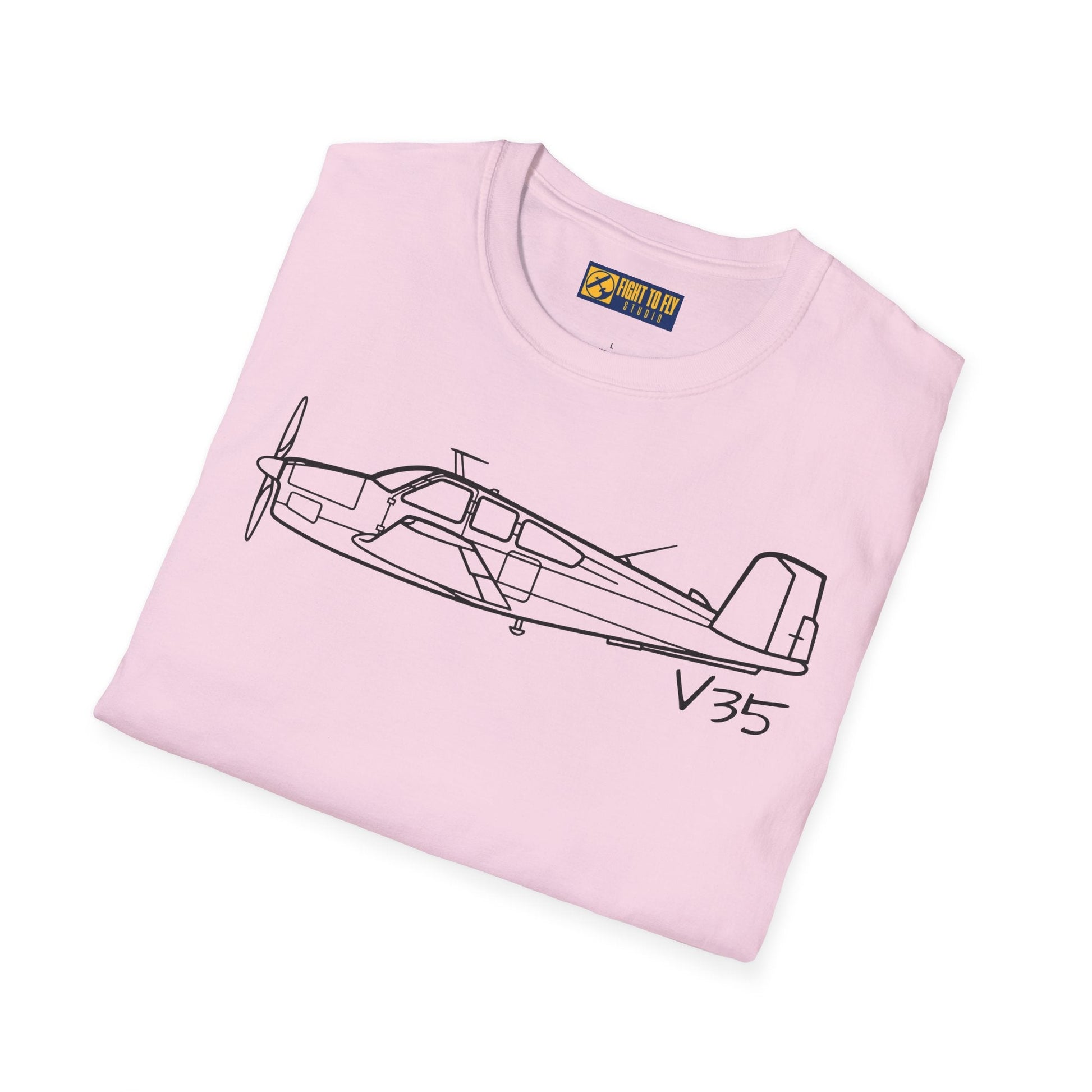 Beechcraft V35 Bonanza T-Shirt – V-Tail Aviation Legend Tee - Gifts for pilots - apparel
