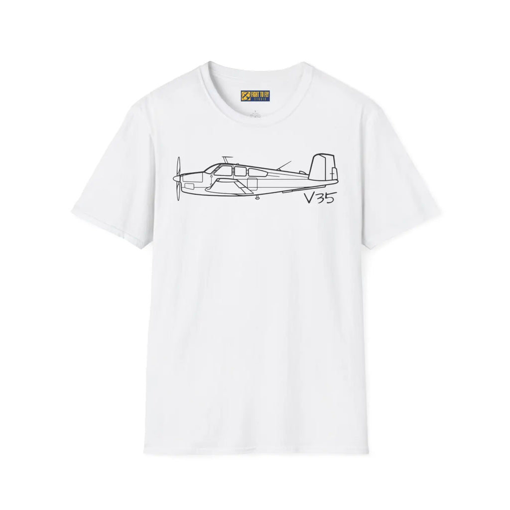 Beechcraft V35 Bonanza T-Shirt - Pilot gifts - WWII warbird t-shirt