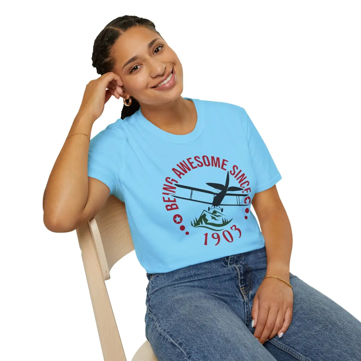 Being Awesome Since 1903 - T-Shirt - Pilot gifts - WWII warbird t-shirt