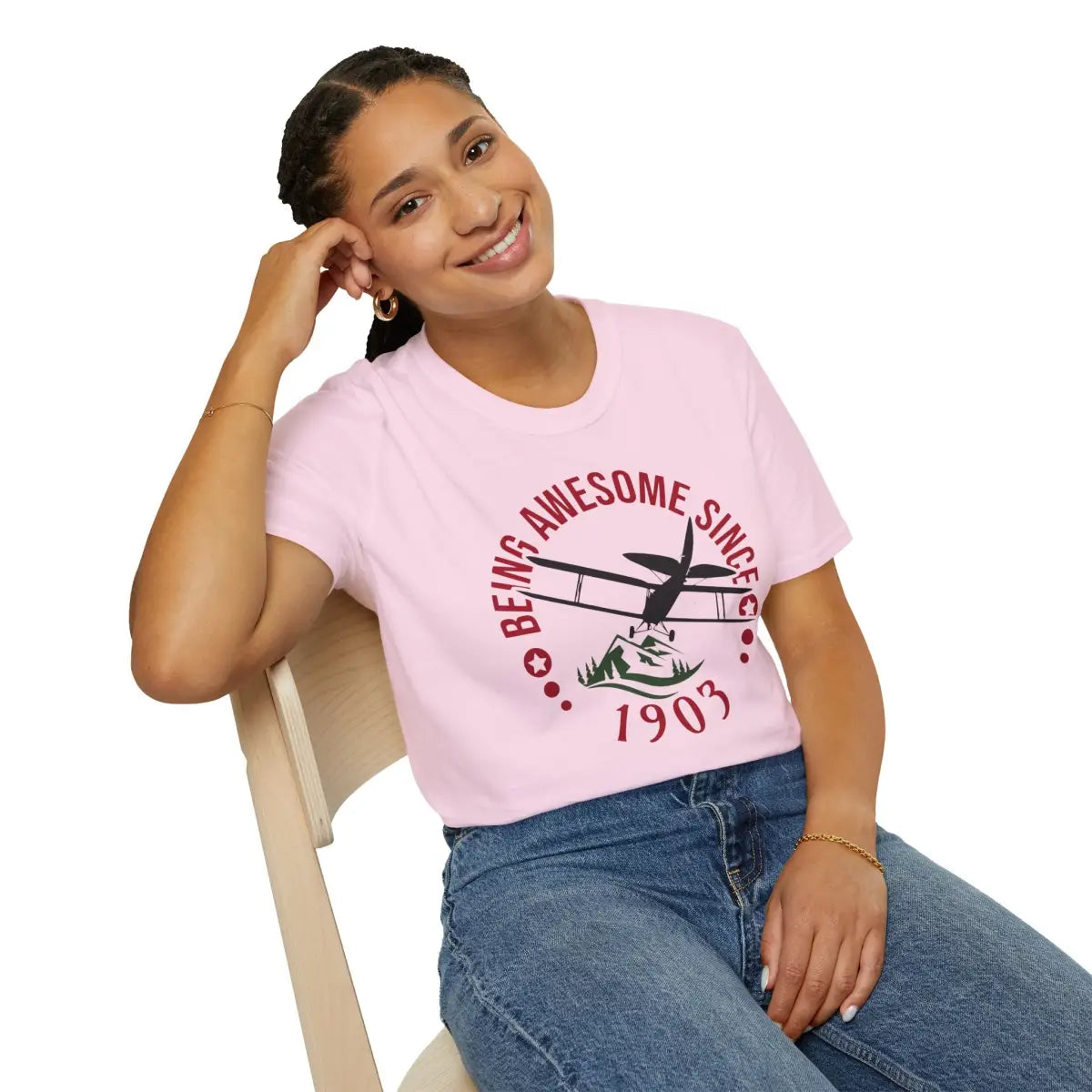 Being Awesome Since 1903 - T-Shirt - Pilot gifts - WWII warbird t-shirt